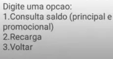 Saldo e Recarga 2
